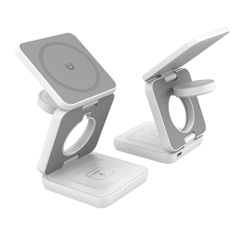 Foldable 3-in-1 Wireless Charging Station – 15W Fast Charge